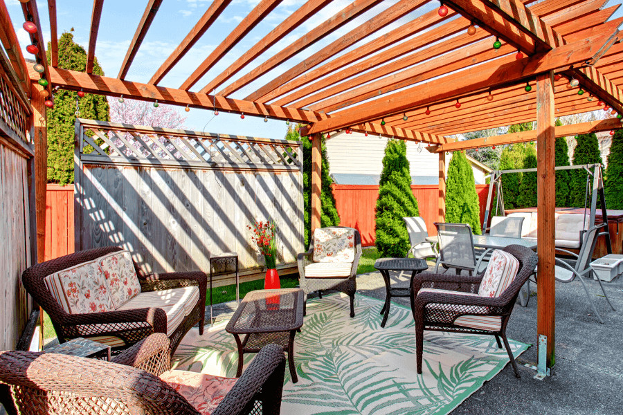 Altanka ogrodowa - dach